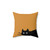 Cozy Black Cat Pillow for Feline Lovers