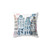 Whimsical Watercolor Amsterdam Houses Pillow