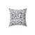 Cozy cat throw pillow with cute feline patterns