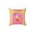 Tequila Sunrise Cocktail Themed Pillow