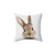 Peekaboo Bunny Pillow - Soft Plush Animal Cushion for Kids