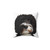 Black and White Cockapoo Doodle Pillow