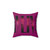 Pink Ayliva Throw Pillow