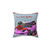 Funny Christmas Pillow with Pink Lambo Design