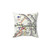 Berlin U-Bahn Subway Map Vintage Throw Pillow