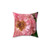 Decorative Pink Peony Pillow