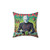 Pinhead Pillow - Unique Horror-Themed Décor for Gardening Enthusiasts
