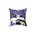 Cosmic Encounter Space Pillow with Spaceman and Black Hole Design