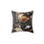 Adorable Guinea Pig Steampunk Themed Decorative Pillow
