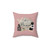 Vintage Scrapbook Design Pillow featuring Mitski Artwork