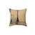 Vintage London Pillow with Grunge Effect