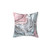 Blush Rose Marble Decorative Pillow