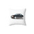 Mercedes W124 E-Class Smoky Silver Vintage Pillow
