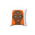 Vibrant orange pillow with third eye girl design