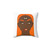 Vibrant orange pillow with third eye girl design