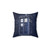 Classic police call box blueprint pillow