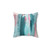 Abstract Forest Green and Pink Decorative Throw Pillow