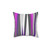 Decorative Throw Pillow in Purple, Grey, and White