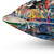 Book Thrower Pop Art Graffiti Pillow with Banksy Design