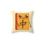 Kawaii Mahjong Tiles Decorative Pillow