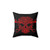 Vintage Skull Motorcycle Pillow