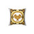 Medusa Art Greek Luxury Black and Gold Pillow