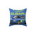 Authentic Subaru Blue Automotive Pillow
