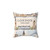 Vintage British Architecture Illustration Pillow