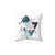 Abstract Triangle Pillow - Pink, Teal & Blue