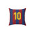 Lionel Messi Barcelona Football Pillow