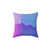 Retro Wave Glitch Art Print Pillow
