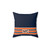 Chicago Bears Inspired Striped Pillow
