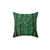 Matrix code themed pillow with binary and hacking designs