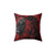Majestic Red Lion Throw Pillow
