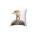 Cute Baby Ostrich Art Print Pillow by Synplus
