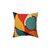 Geometric Abstract Art Pillow