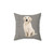 White Labrador Retriever Throw Pillow