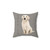White Labrador Retriever Throw Pillow