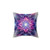Crystal Flower Fantasy Decorative Throw Pillow