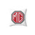 Vintage MG Logo Pillow for Car Enthusiasts