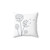 Dandelion Flower Decorative Pillow