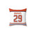 Edmonton Oilers Leon Draisaitl Jersey Back Pillow