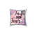 Faith Over Fear Inspirational Floral Throw Pillow