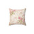 Vintage Rose Pillow - Floral Home Decor