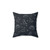 Navy Blue Dinosaur Illustration Decorative Pillow