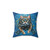 Funny Cat Scuba Diving Pillow with Cute Kitty Ocean Scene