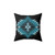 Native American Southwest Turquoise Sunburst Decorative Pillow