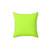 Bright Lime Green Decorative Pillow