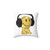 Glaggle Headphone Pillow - Silly 3D Smiley Face Accent Pillow