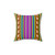 Peruvian Mantle Pillow - Vibrant Andean Decor